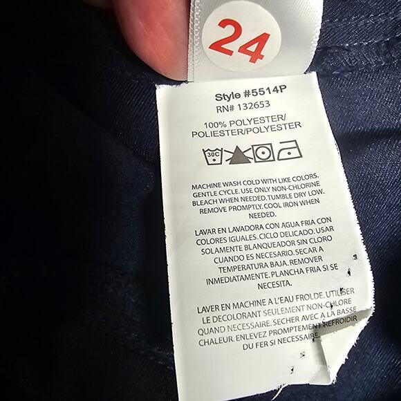 Wonder Wink Maternity Scrub Pants Navy Blue Size Mp NWT - Picture 7 of 8